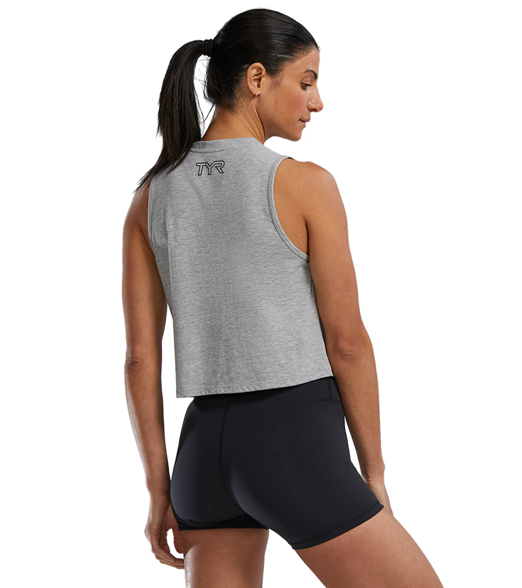 TYR Women's Lightweight Ultrasoft Crop Tank Top - Image 13