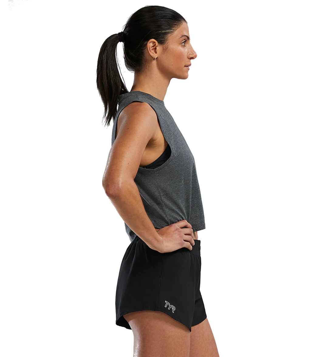 TYR Women's Lightweight Ultrasoft Crop Tank Top - Image 22