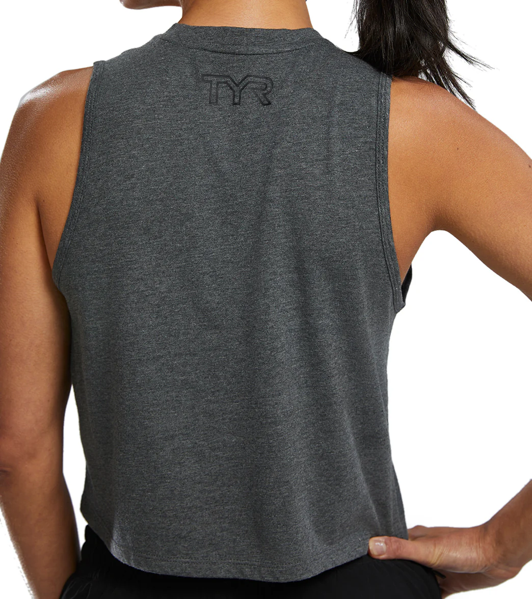 TYR Women's Lightweight Ultrasoft Crop Tank Top - Image 27