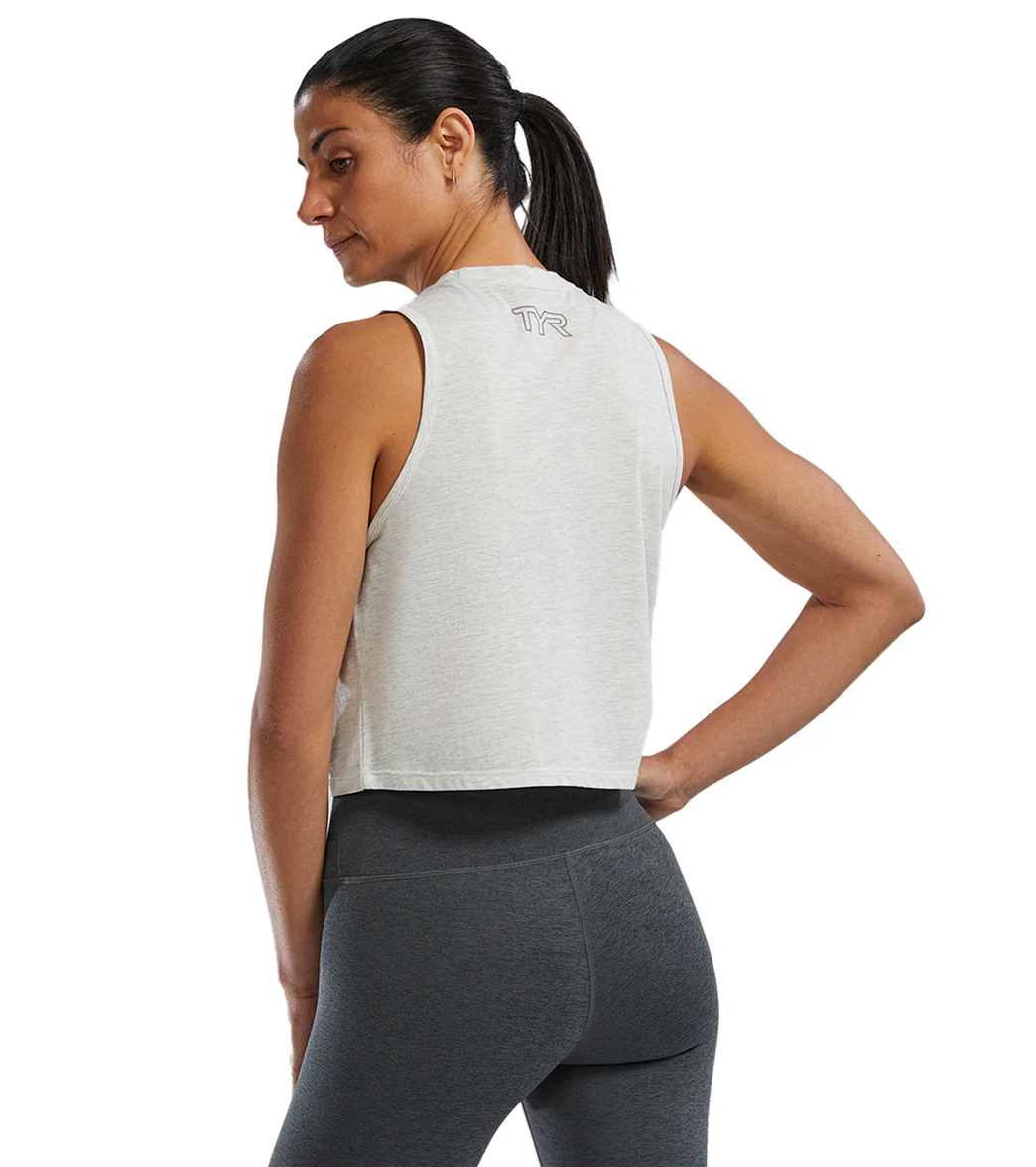 TYR Women's Lightweight Ultrasoft Crop Tank Top - Image 3