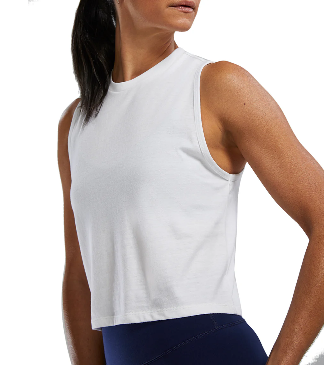 TYR Women's Lightweight Ultrasoft Crop Tank Top - Image 35