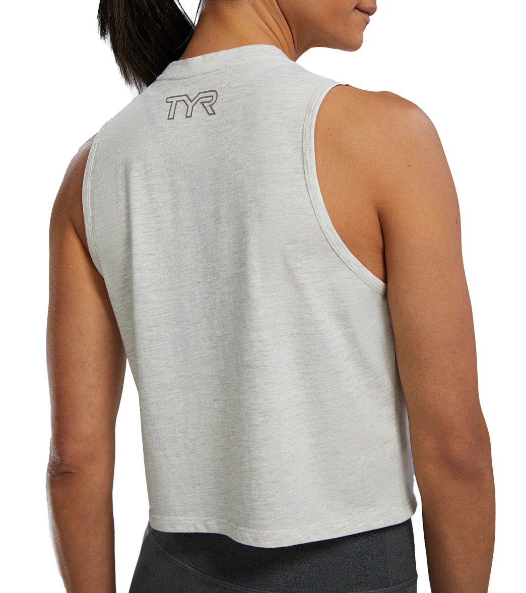 TYR Women's Lightweight Ultrasoft Crop Tank Top - Image 6