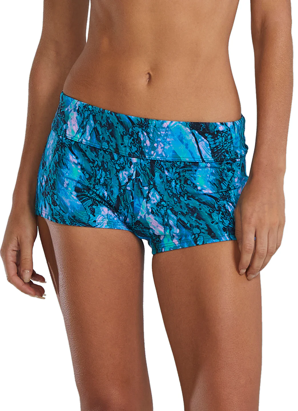 TYR Women's Prismatic Della Boyshort Bikini Bottom - Image 7