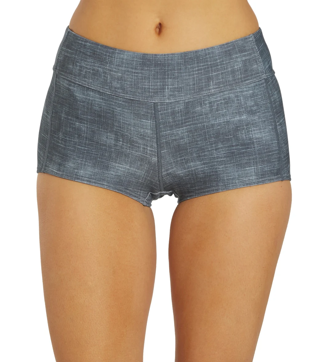 TYR Women's Sanblasted Casey Boyshort Bikini Bottom - Image 8