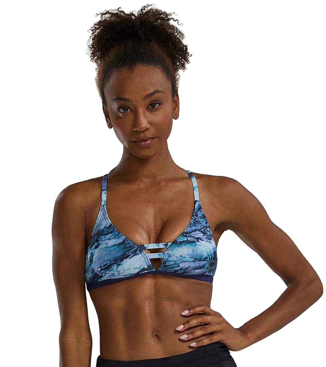 TYR Women's Solid Cara Bralette Bikini Top - Image 2