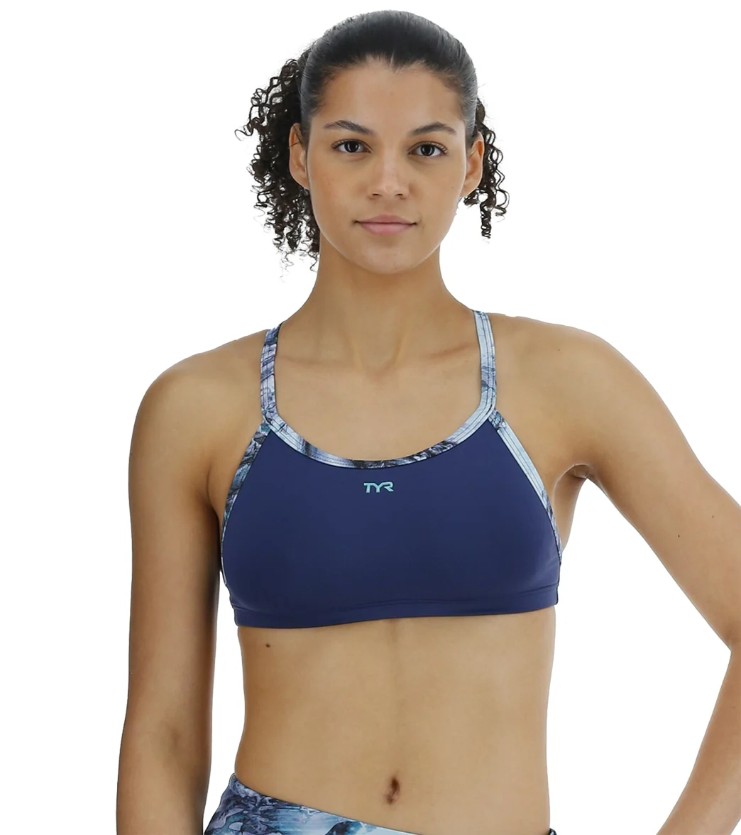 TYR Women's Solid Diamondfit Bikini Top