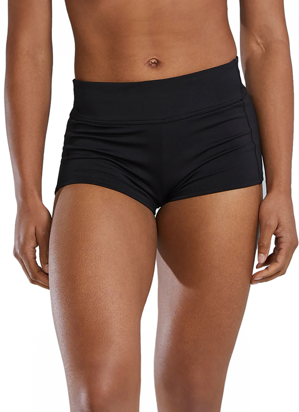 TYR Women's Solid Durafast Elite Casey Boyshort Bikini Bottom - Image 2