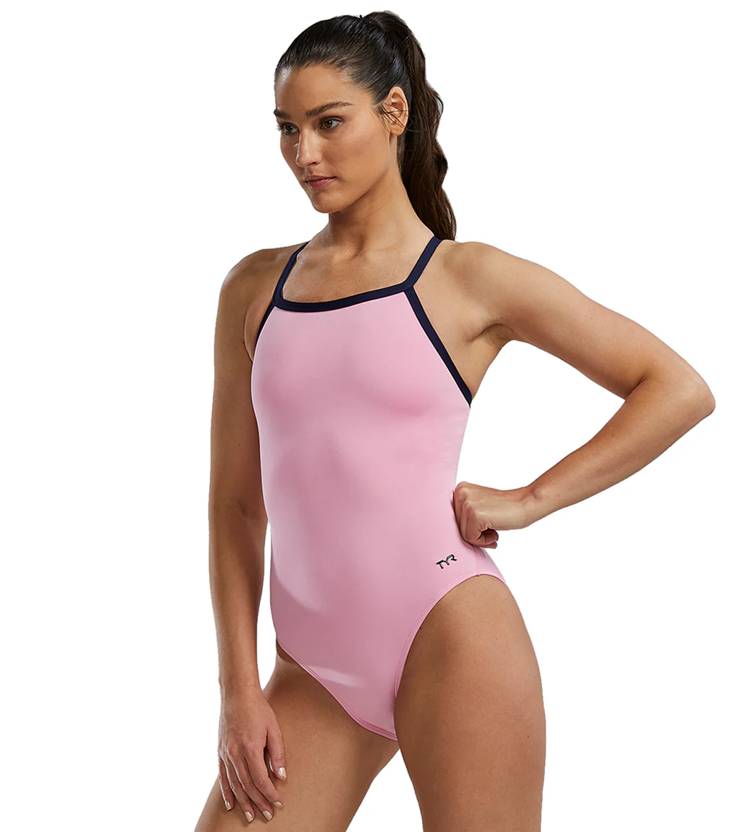TYR Women's Solid Durafast Elite Diamondfit One Piece Swimsuit - Image 22