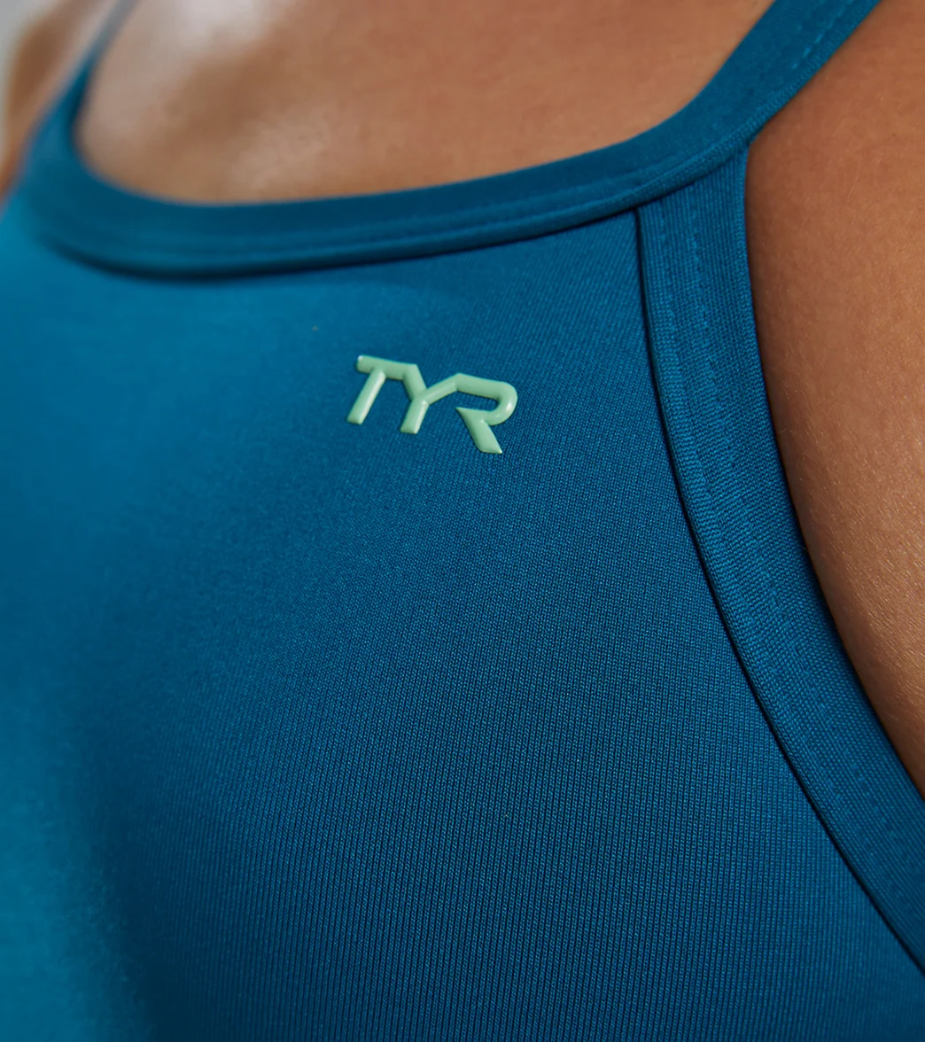 TYR Women's Solid Durafast Elite Diamondfit One Piece Swimsuit - Image 35