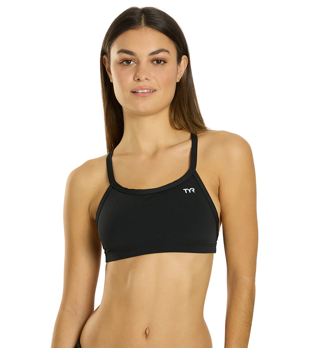 TYR Women's Solid Durafast One Diamondfit Bikini Top - Image 12