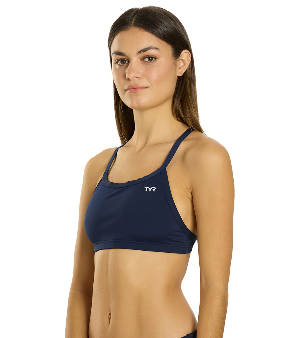 TYR Women's Solid Durafast One Diamondfit Bikini Top - Image 4