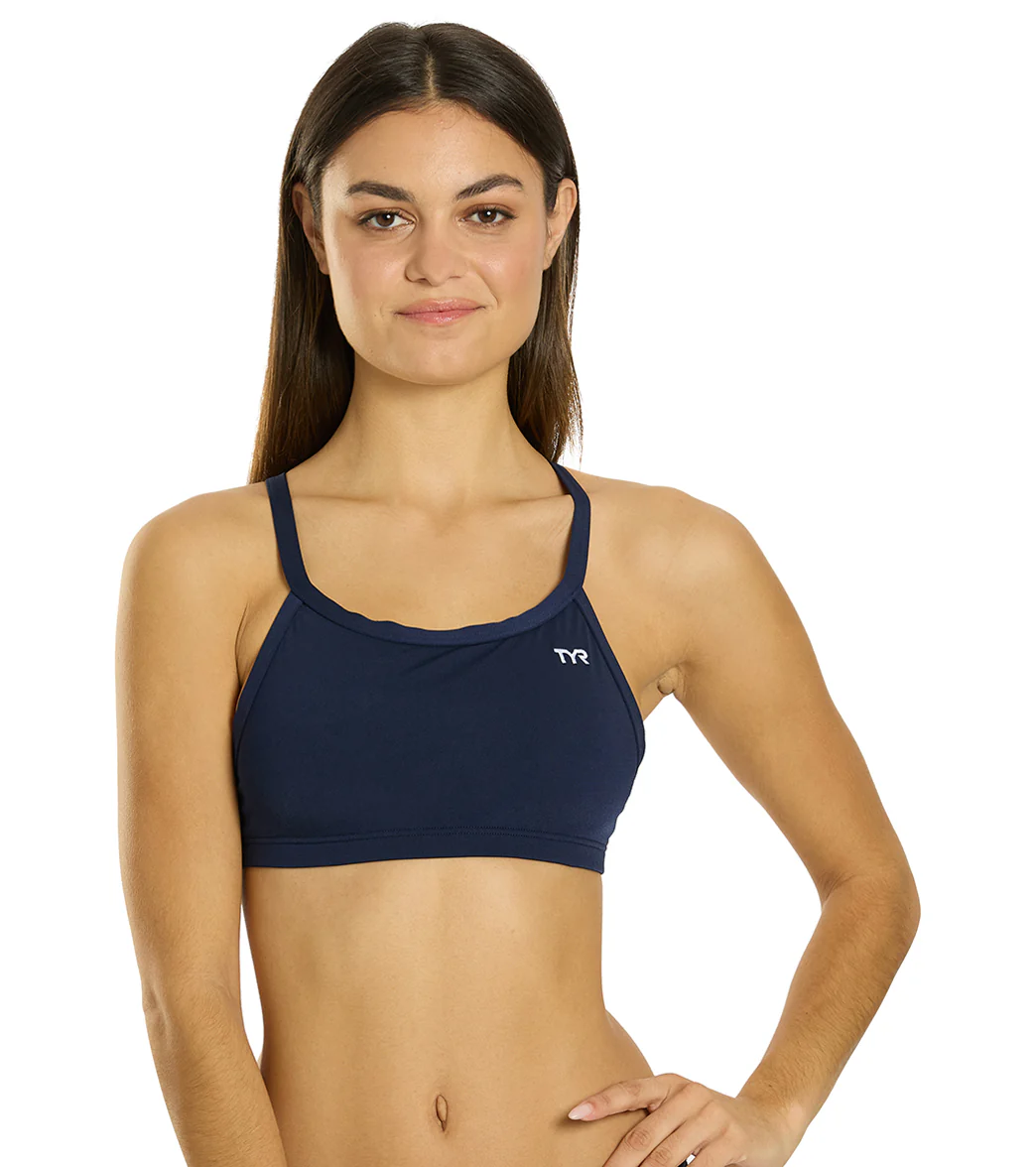 TYR Women's Solid Durafast One Diamondfit Bikini Top - Image 6