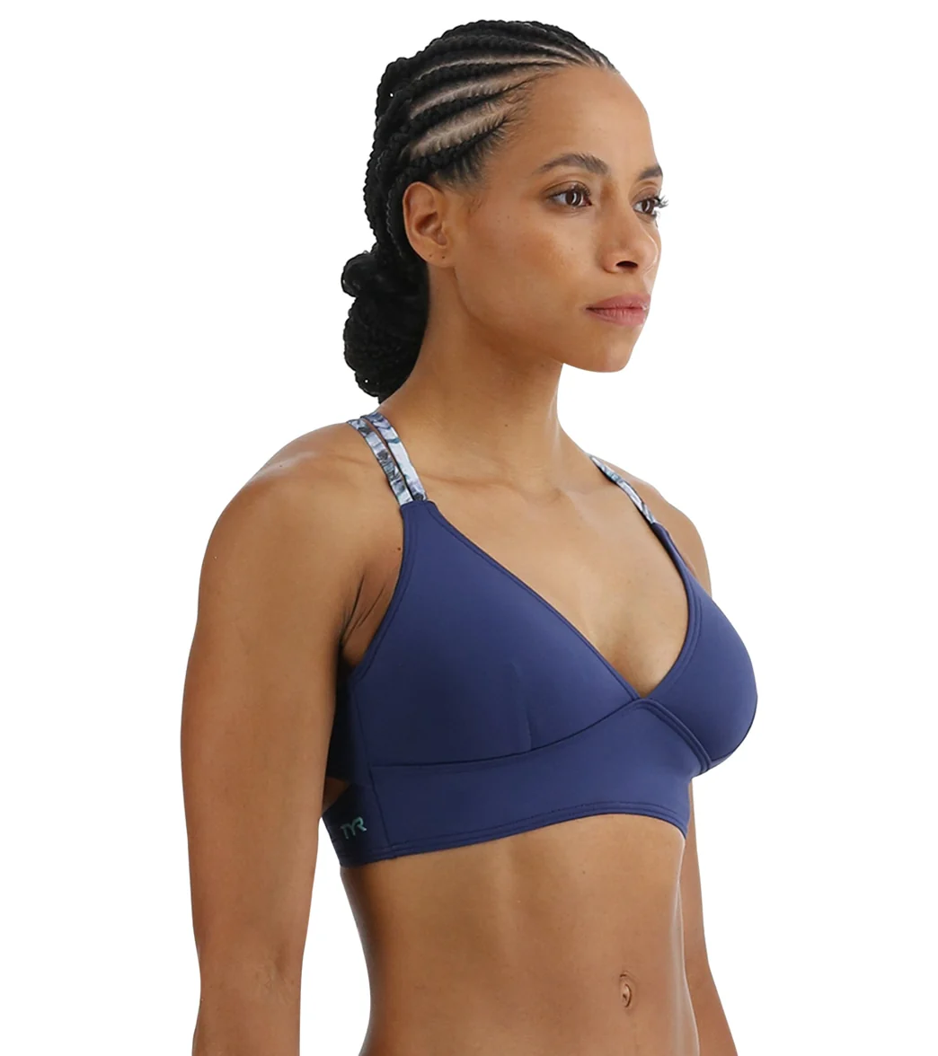 TYR Women's Solid Madeline Bralette Bikini Top - Image 4
