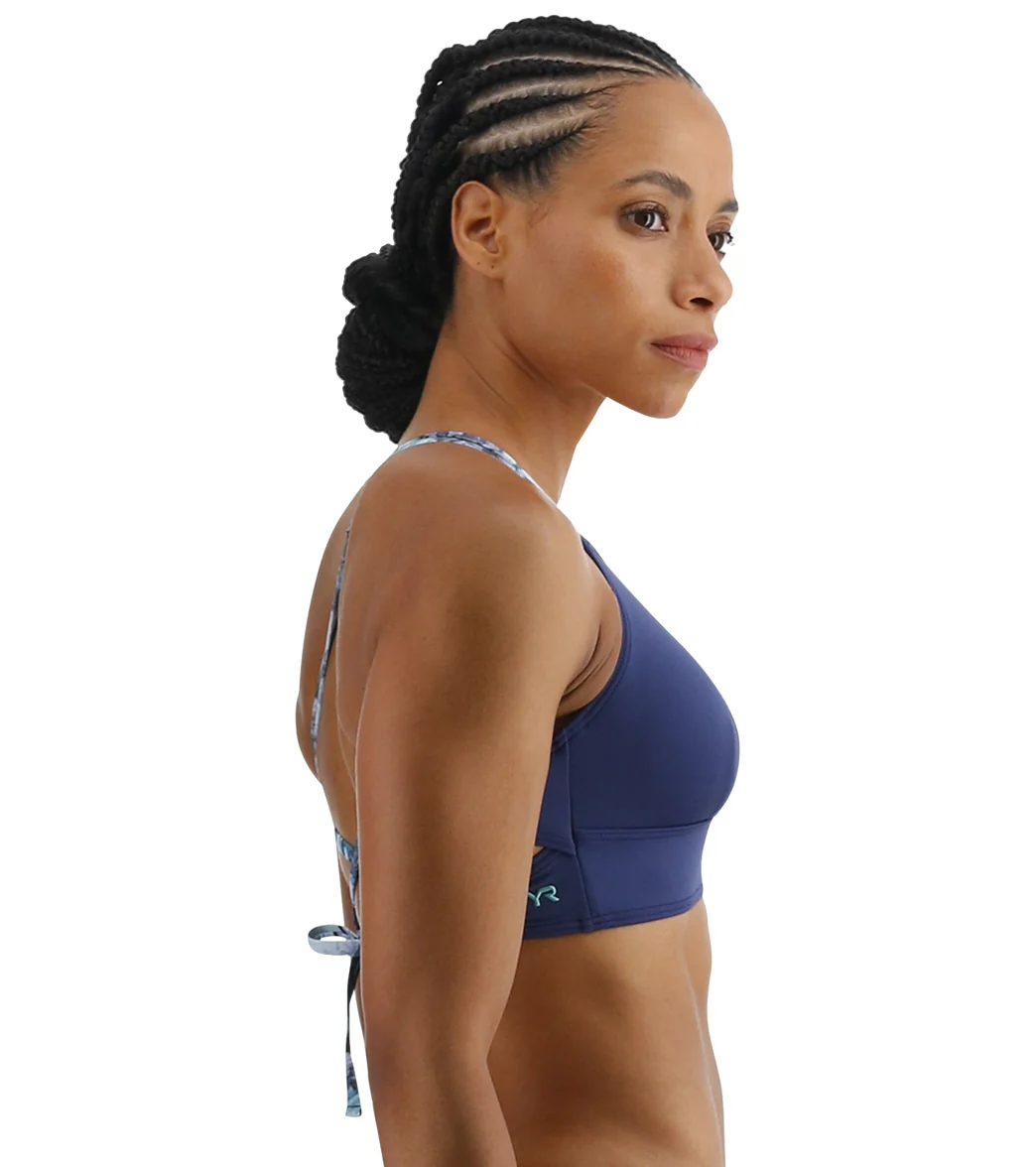 TYR Women's Solid Madeline Bralette Bikini Top - Image 6