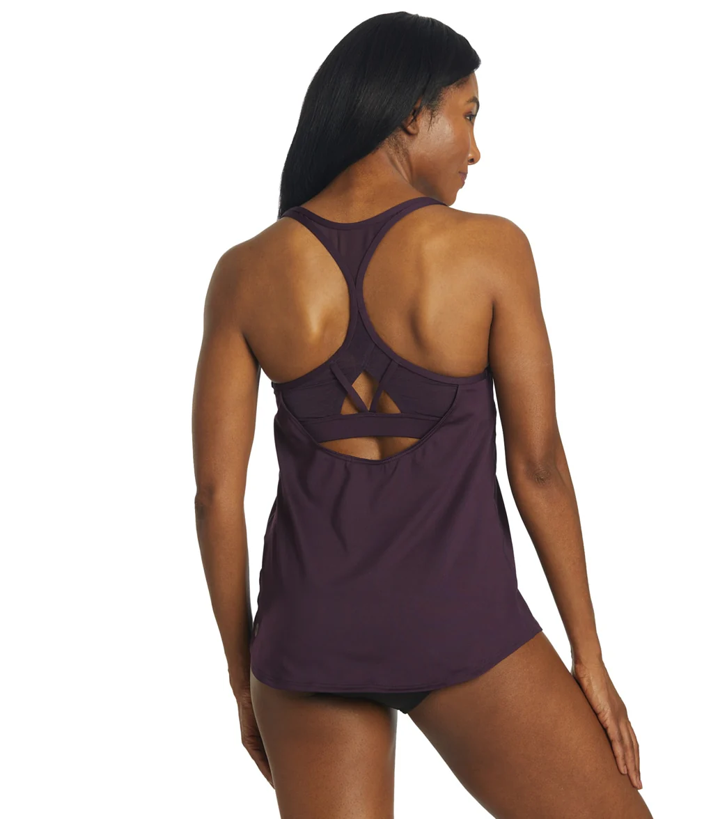 TYR Women's Solid Taylor Tankini Top - Image 3