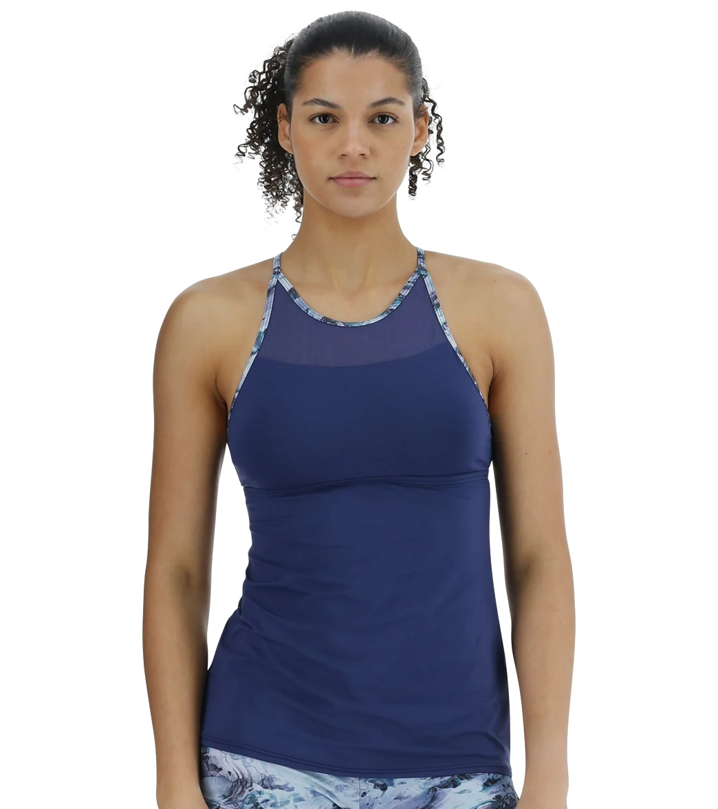 TYR Women's Solid Tessa Tankini Top - Image 9