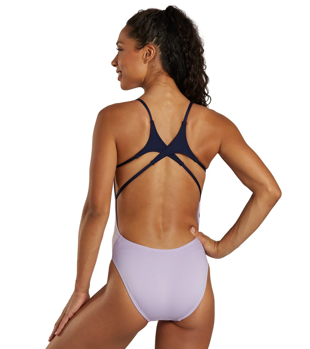 TYR Women's Solid Tetrafit One Piece Swimsuit - Image 3
