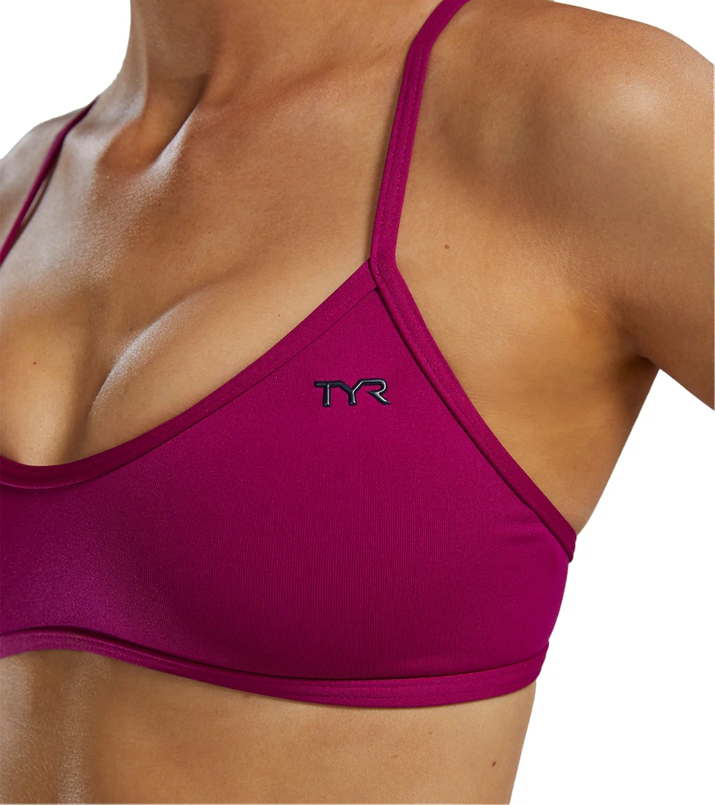 TYR Women's Solid Trinity Bikini Top - Image 41