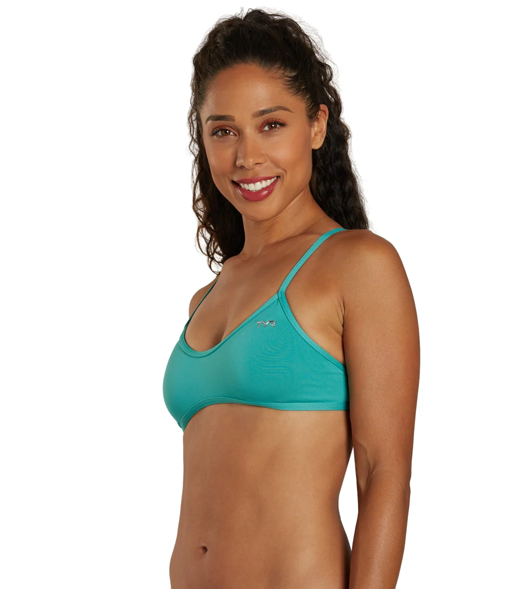 TYR Women's Solid Trinity Bikini Top - Image 60