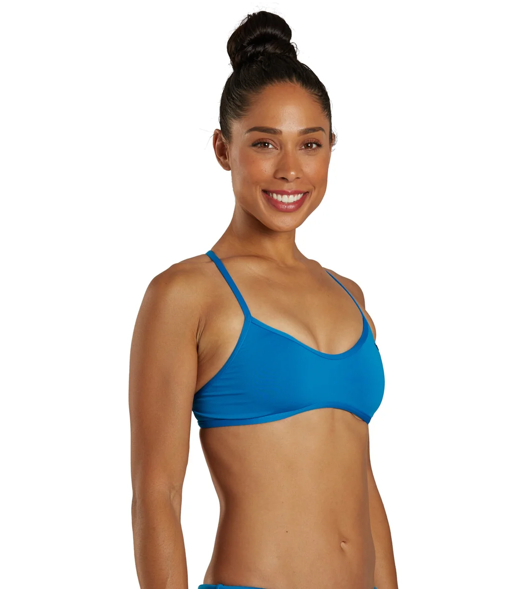 TYR Women's Solid Trinity Bikini Top - Image 64