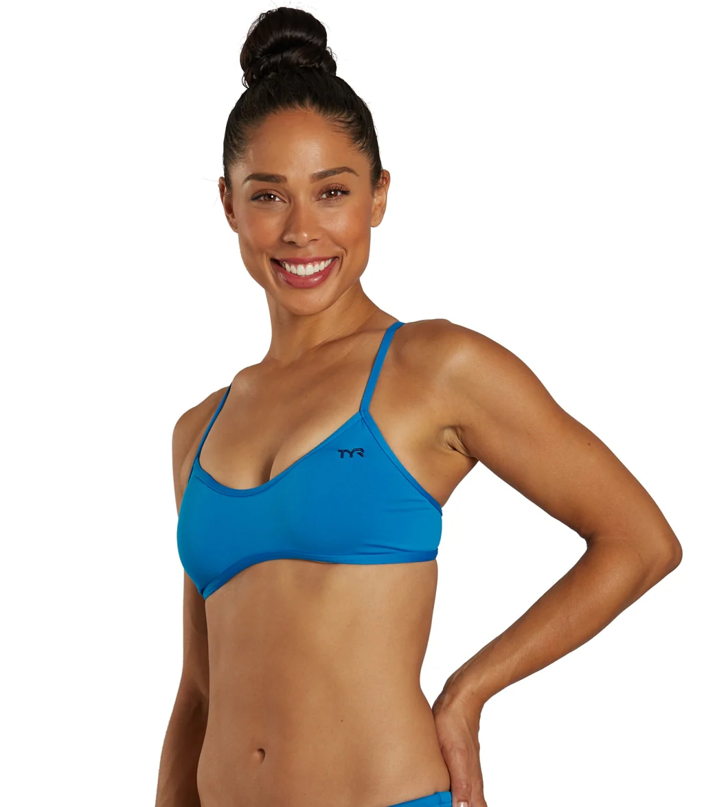 TYR Women's Solid Trinity Bikini Top - Image 67