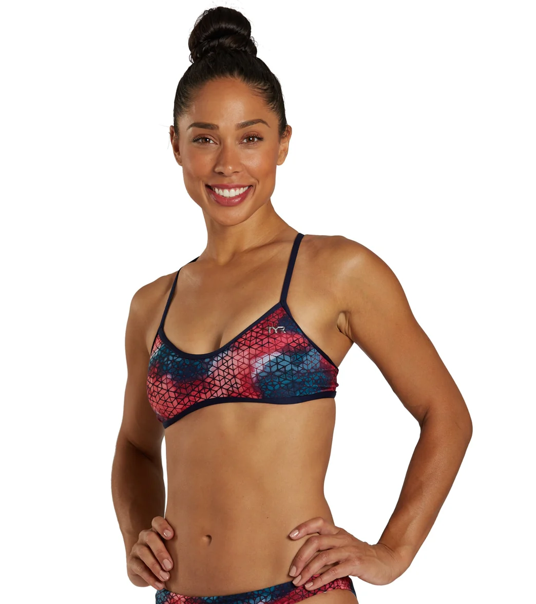 TYR Women's Starhex Trinity Bikini Top - Image 15