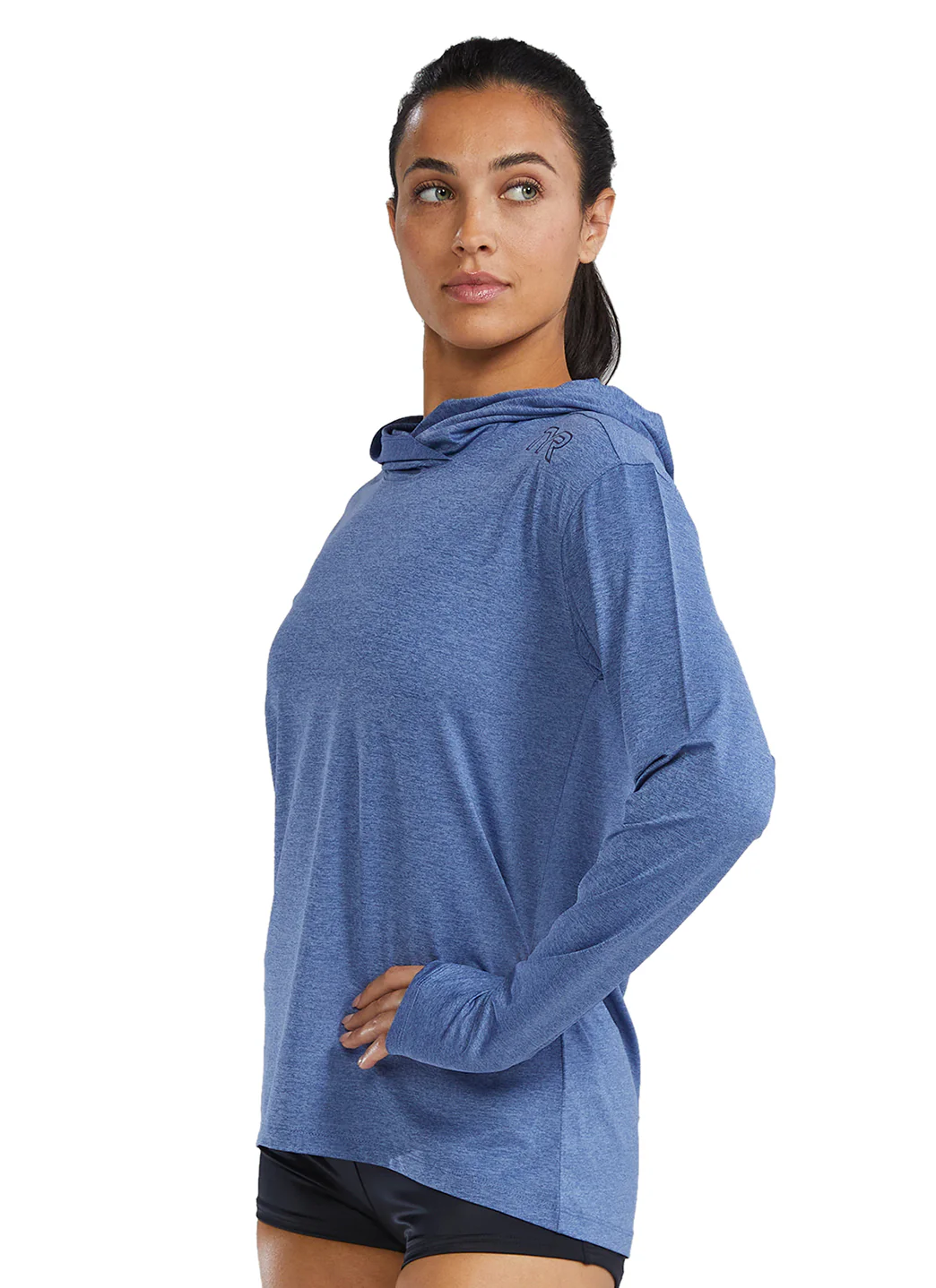 TYR Women's SunDefense Long Sleeve Hooded UPF 50+ Swim Shirt - Image 18