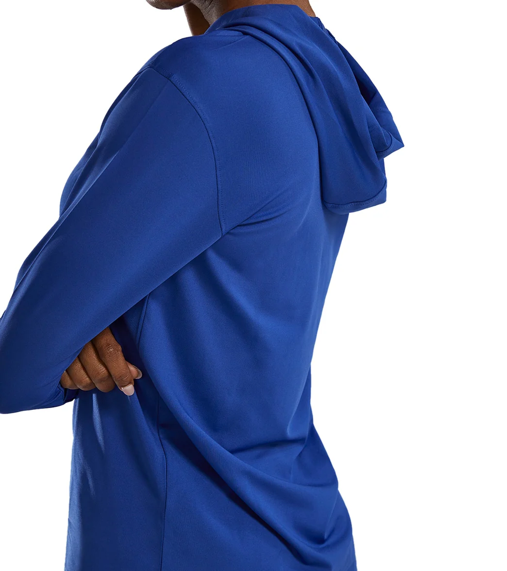 TYR Women's SunDefense Long Sleeve Hooded UPF 50+ Swim Shirt - Image 72