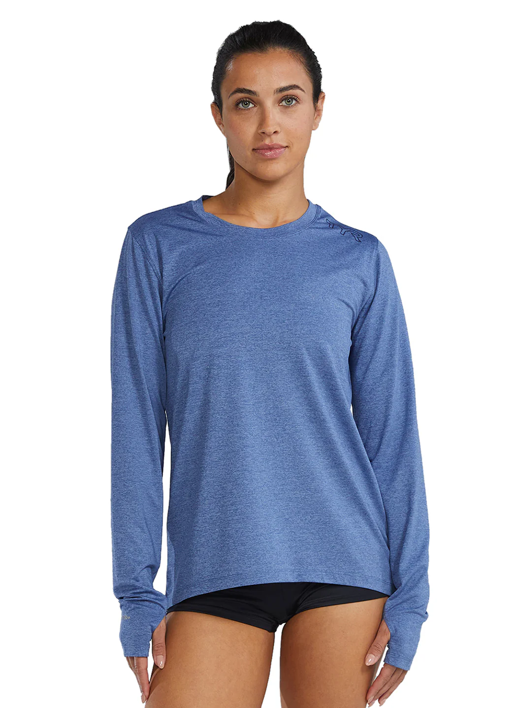 TYR Women's SunDefense Long Sleeve UPF 50+ Swim Shirt - Image 16