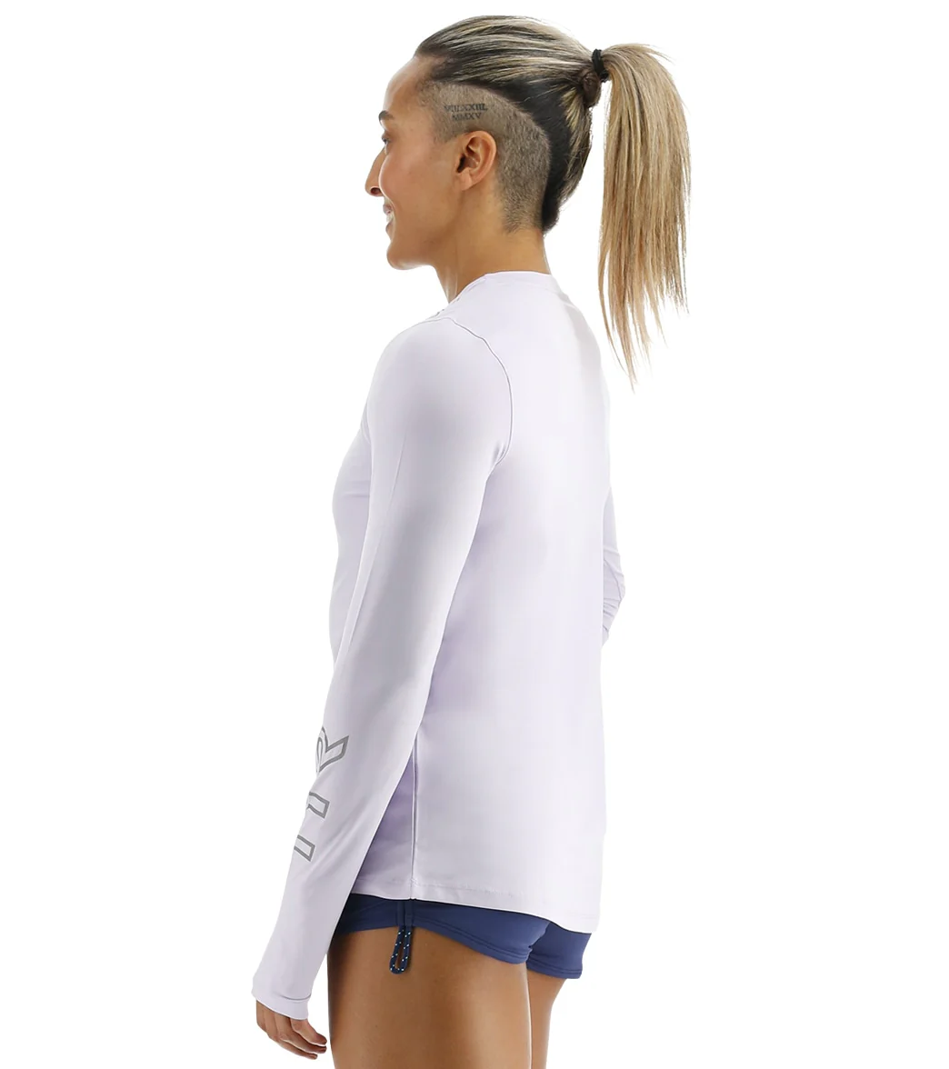 TYR Women's SunDefense Long Sleeve UPF 50+ Swim Shirt - Image 32