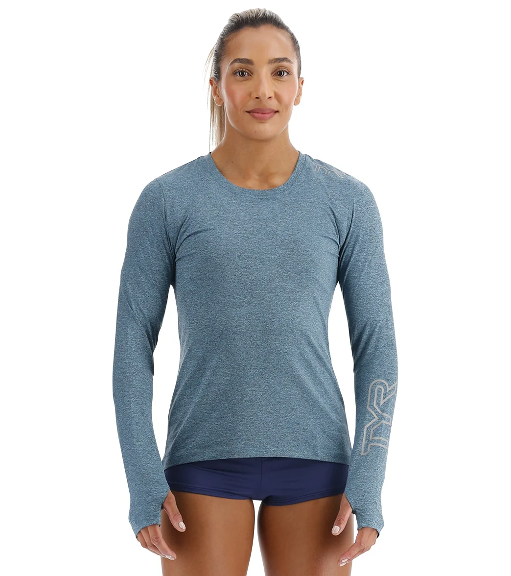 TYR Women's SunDefense Long Sleeve UPF 50+ Swim Shirt - Image 42