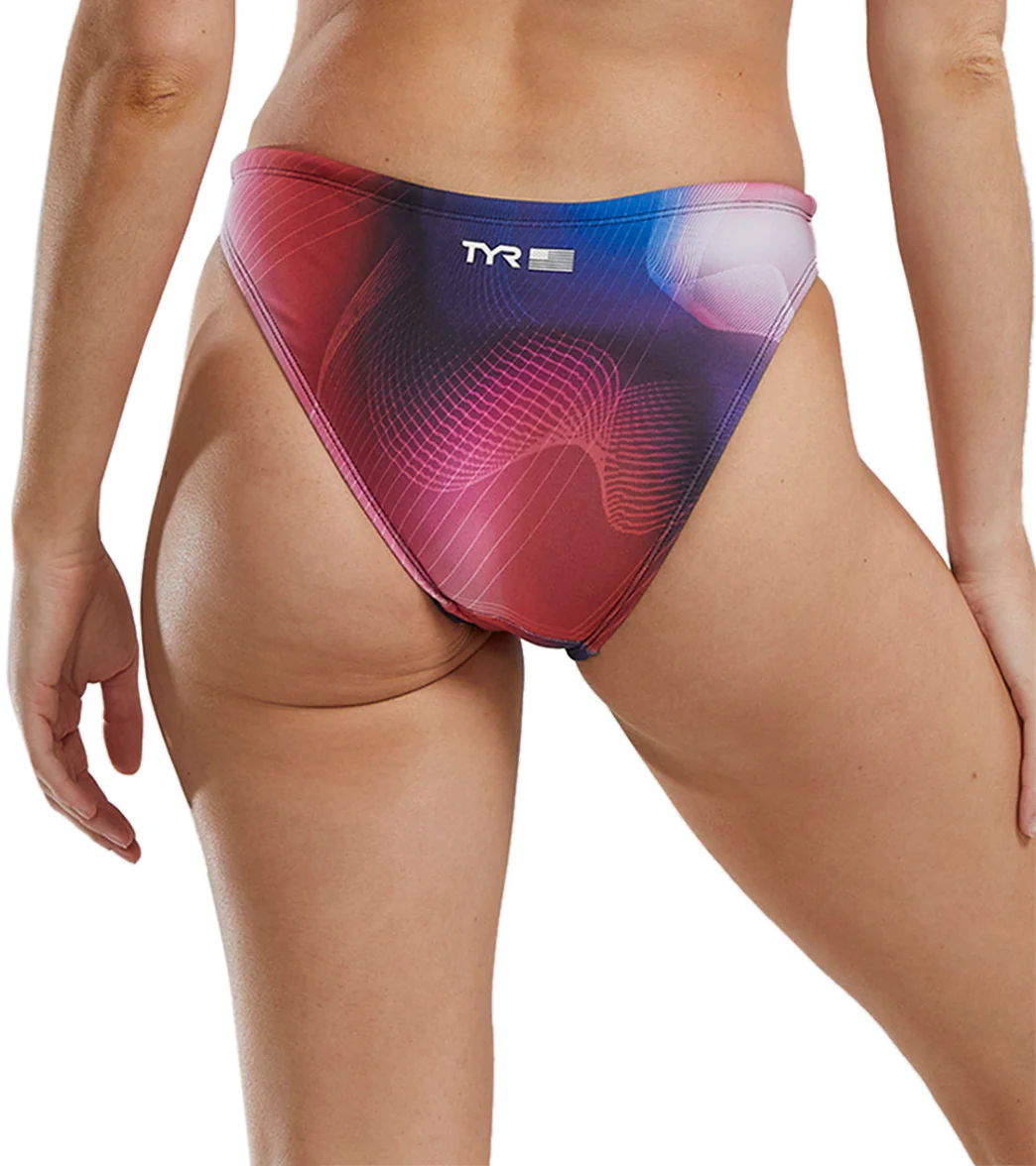 TYR Women's Unwaver Classic Full Coverage Bikini Bottom - Image 3