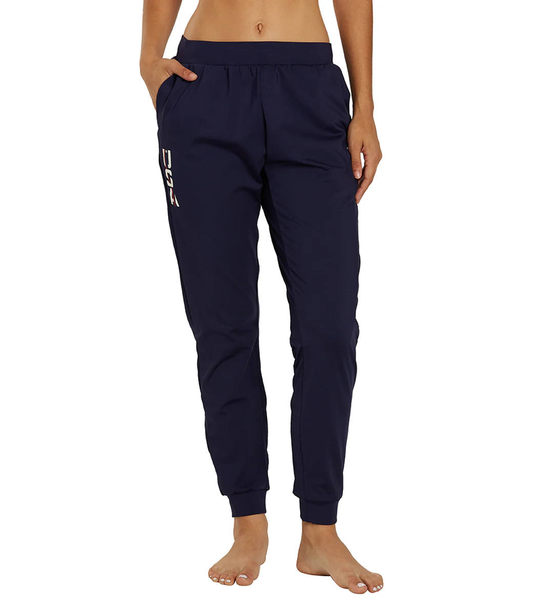 TYR Women's USA Elevation Tech Jogger Pants - Image 7