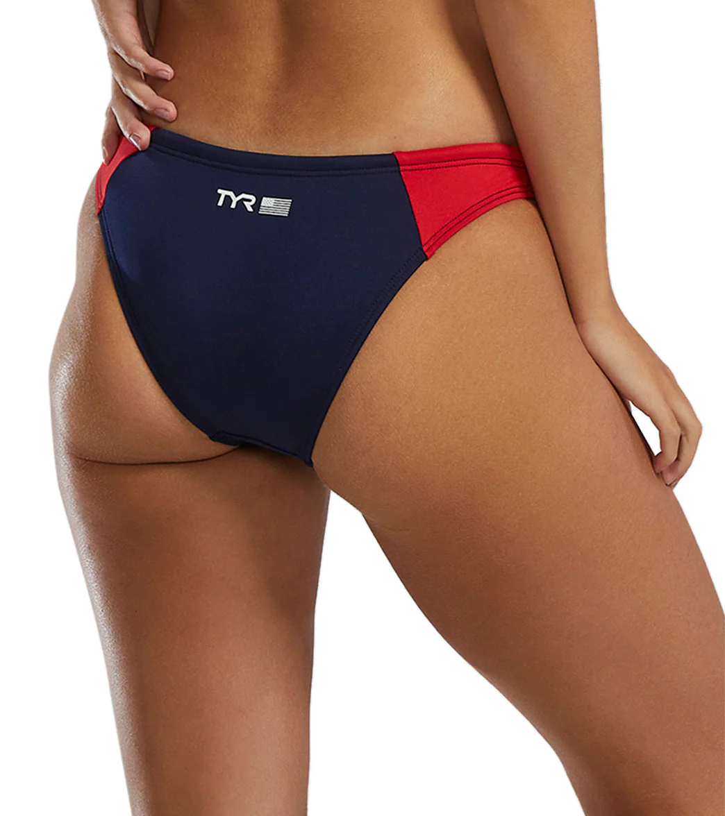 TYR Women's USA Mini Bikini Bottom - Image 3