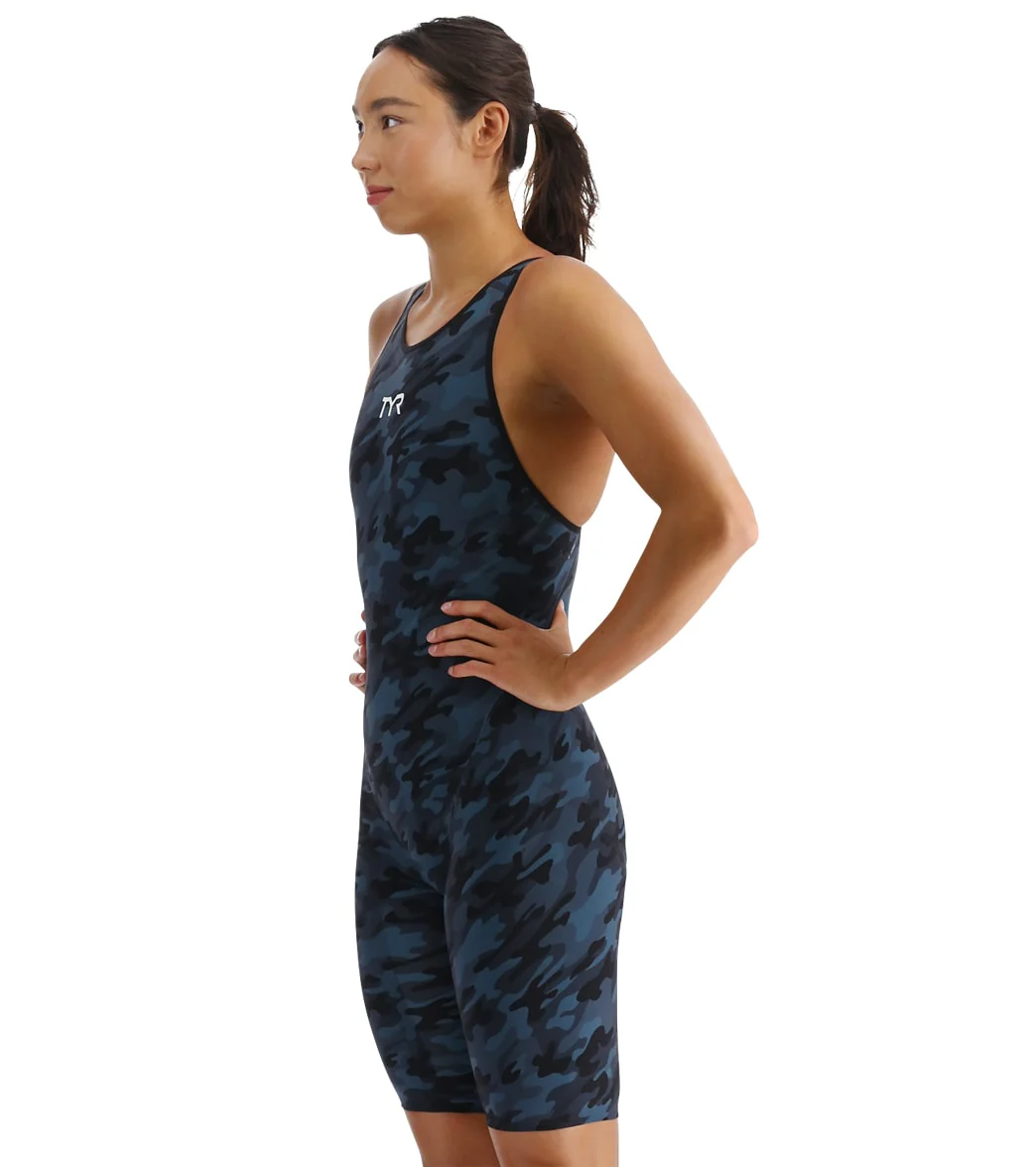 TYR Women's Venzo Camo Closed Back Tech Suit Swimsuit - Image 13