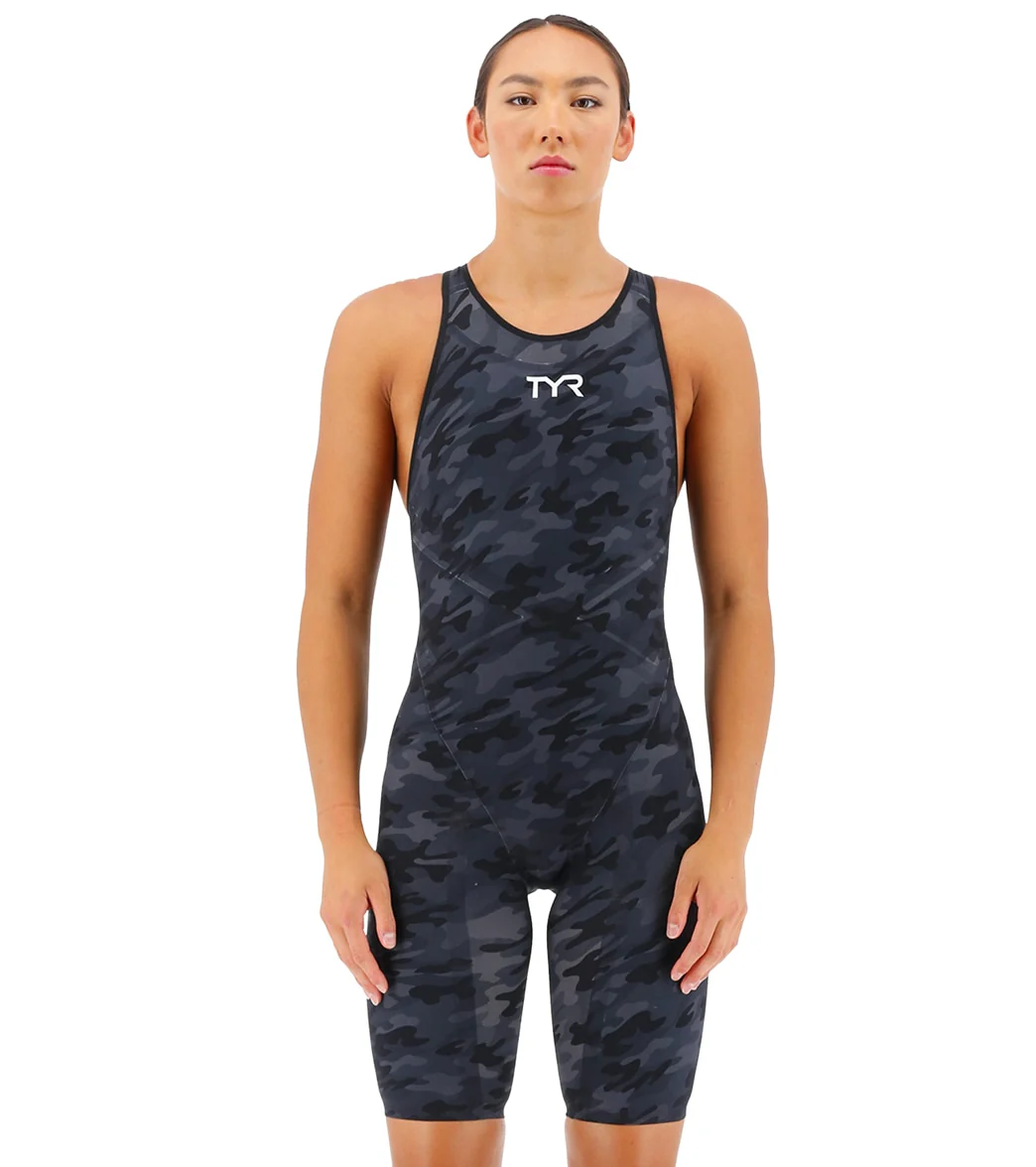 TYR Women's Venzo Camo Closed Back Tech Suit Swimsuit - Image 2