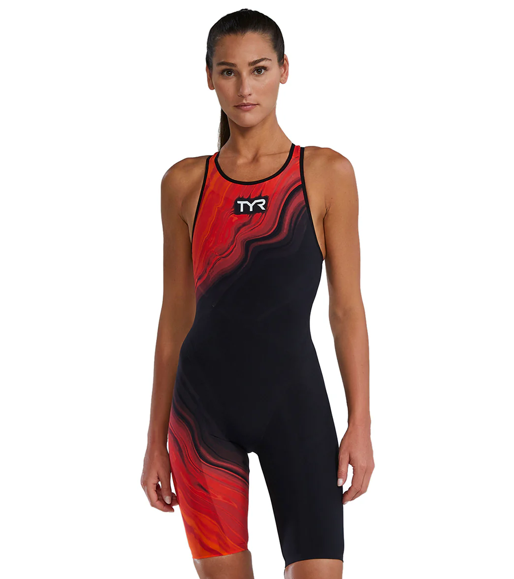 TYR Women's Venzo Volconyx Open Back Tech Suit Swimsuit - Image 21