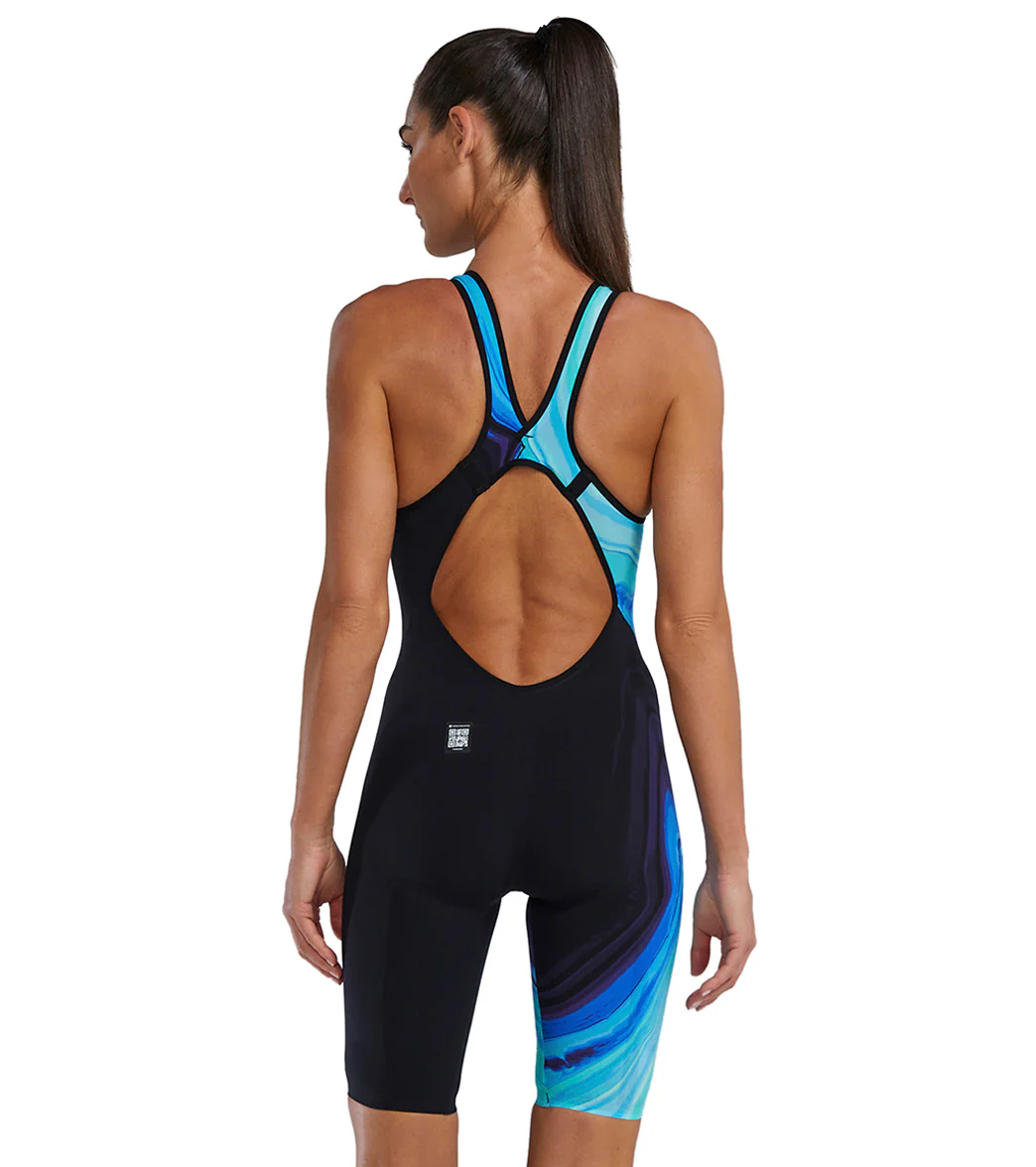 TYR Women's Venzo Volconyx Open Back Tech Suit Swimsuit - Image 35