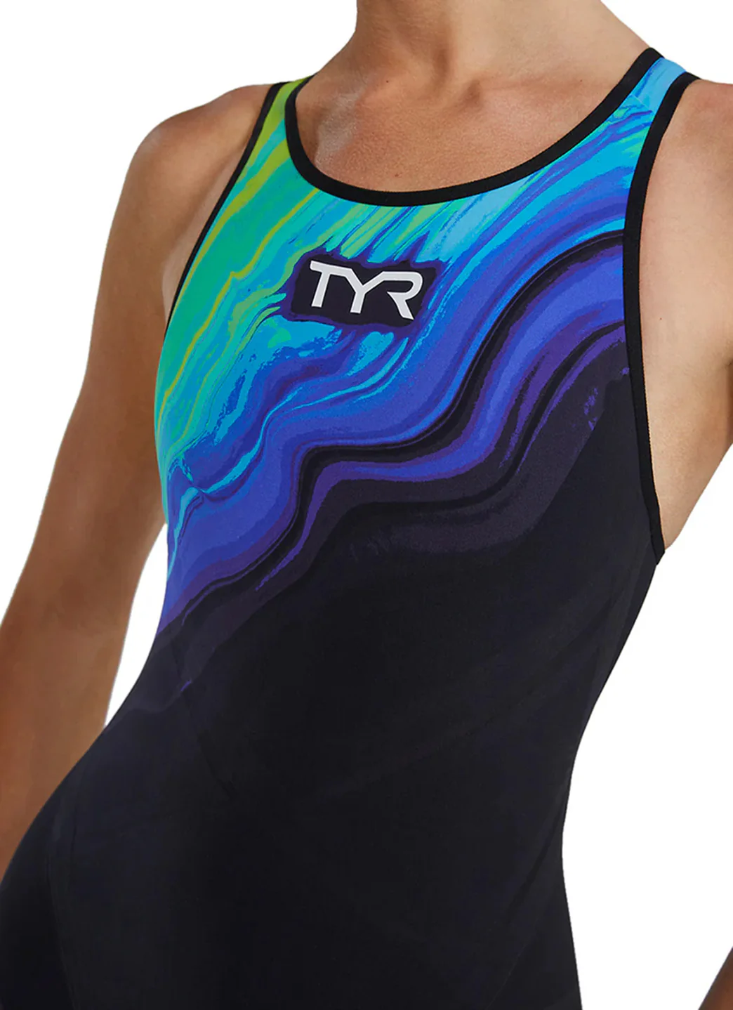 TYR Women's Venzo Volconyx Open Back Tech Suit Swimsuit - Image 17