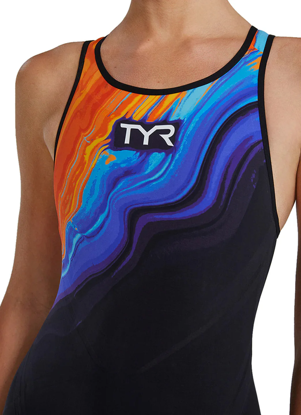 TYR Women's Venzo Volconyx Open Back Tech Suit Swimsuit - Image 6