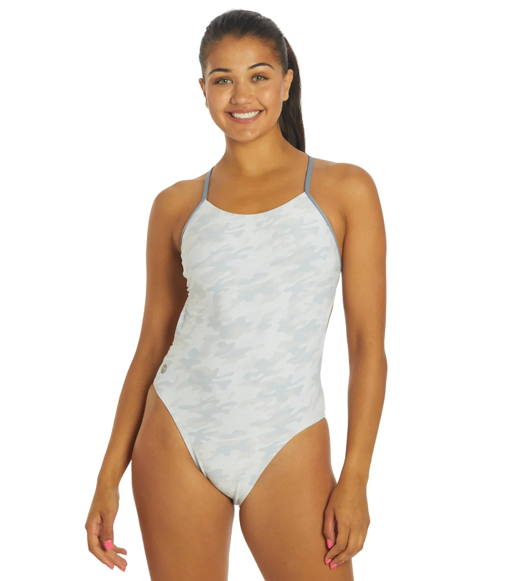 TYR Women's Whiteout Camo Cutoutfit One Piece Swimsuit - Image 10