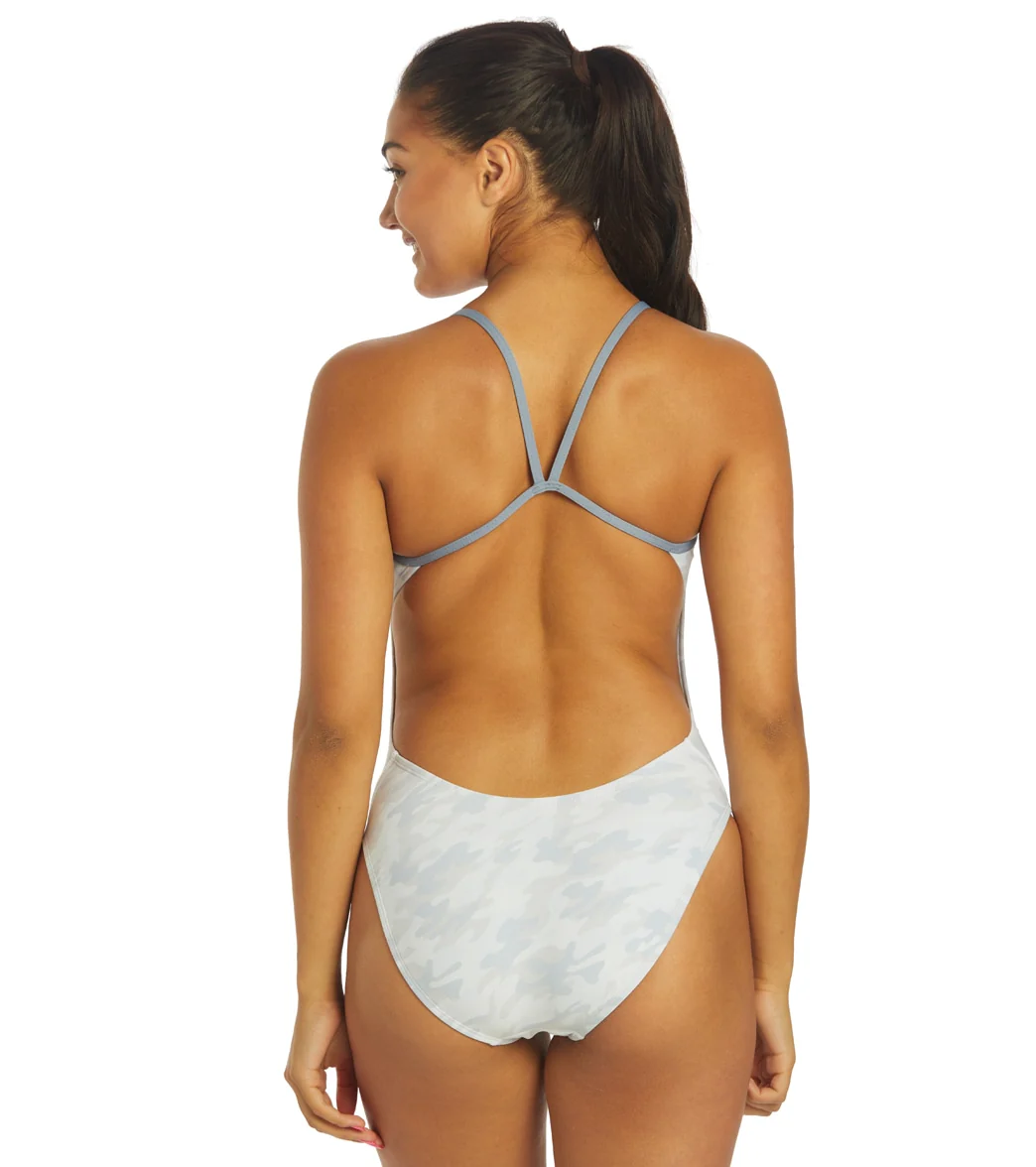 TYR Women's Whiteout Camo Cutoutfit One Piece Swimsuit - Image 3