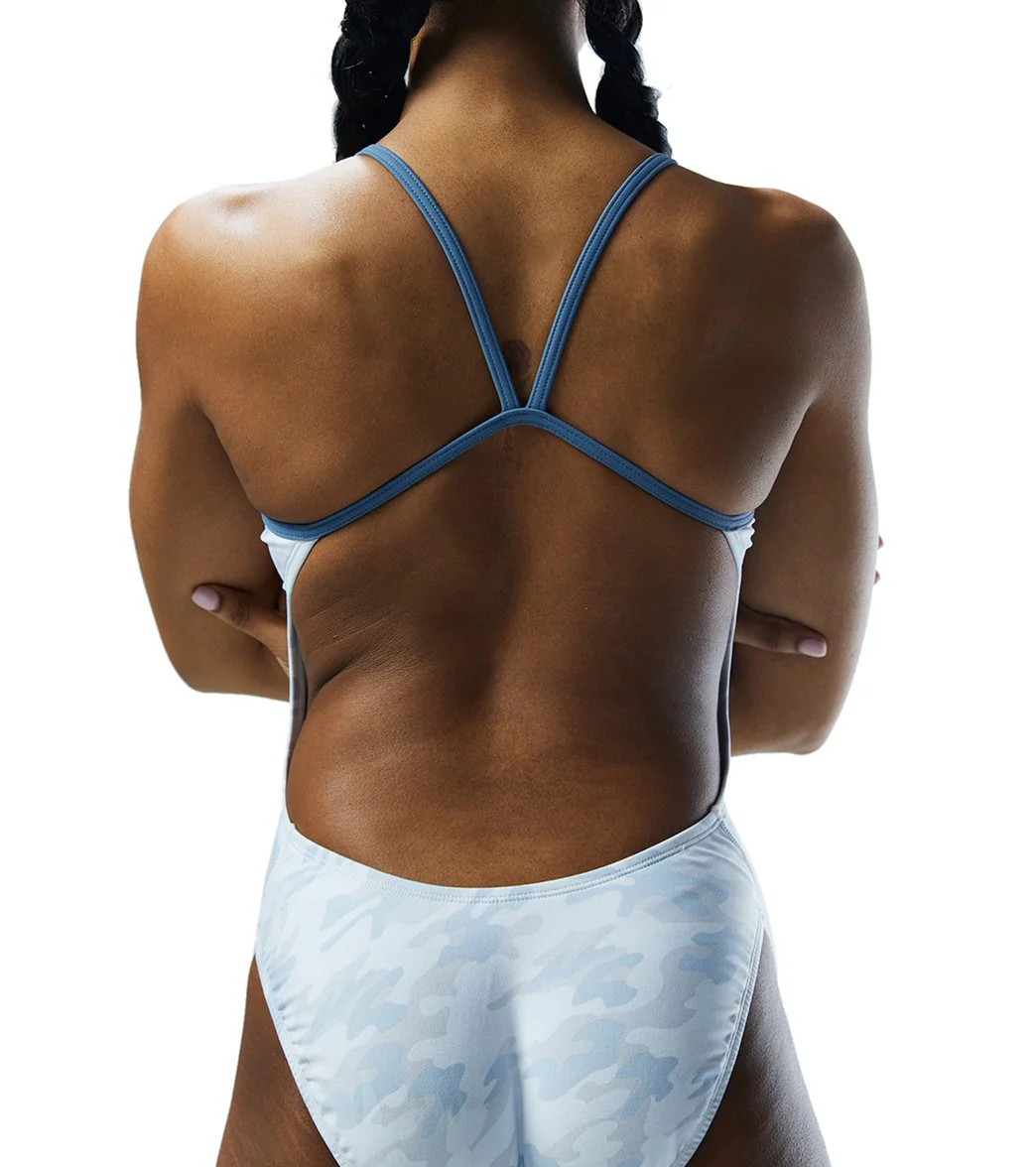 TYR Women's Whiteout Camo Cutoutfit One Piece Swimsuit - Image 8