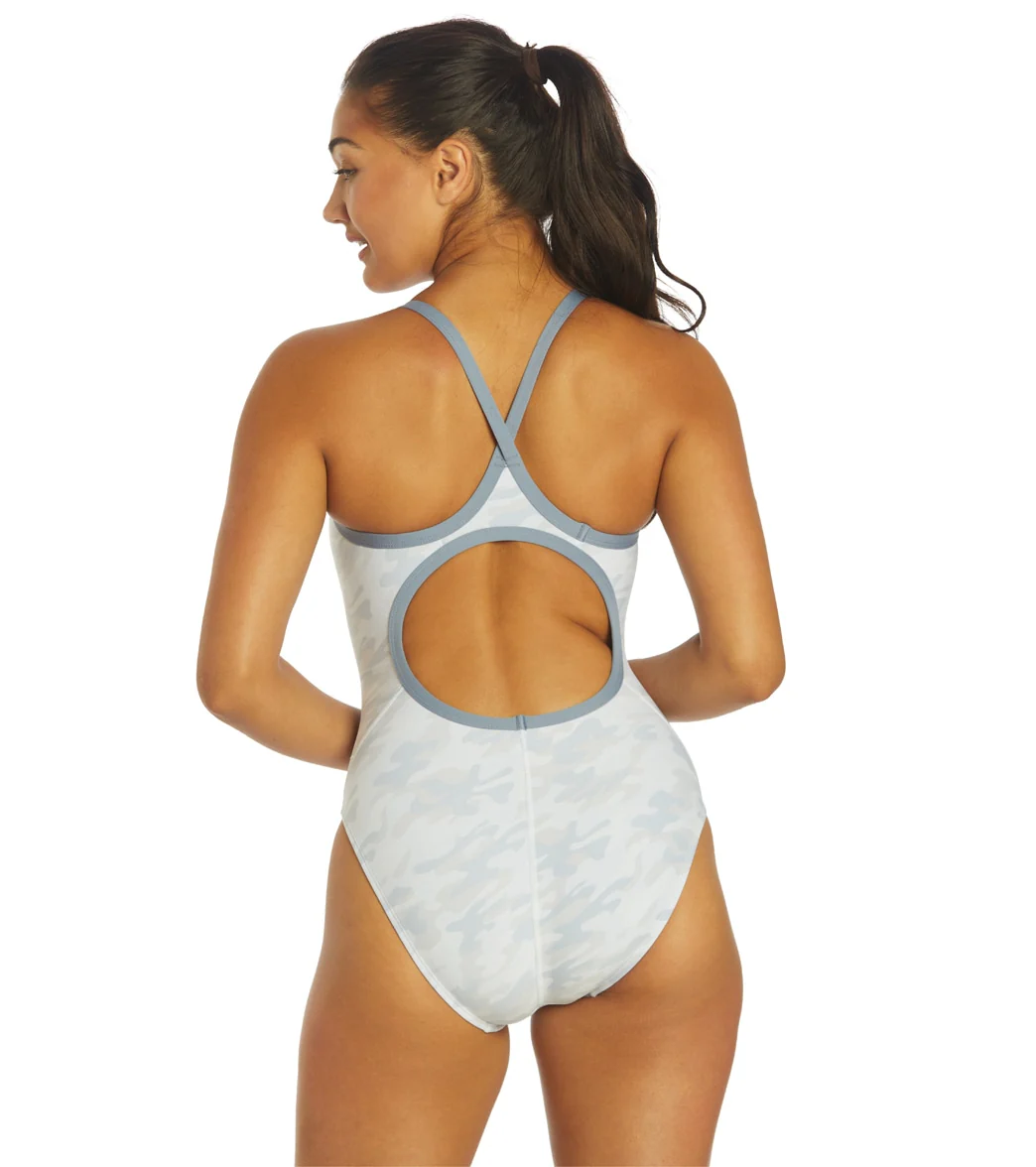 TYR Women's Whiteout Camo Diamondfit One Piece Swimsuit - Image 3