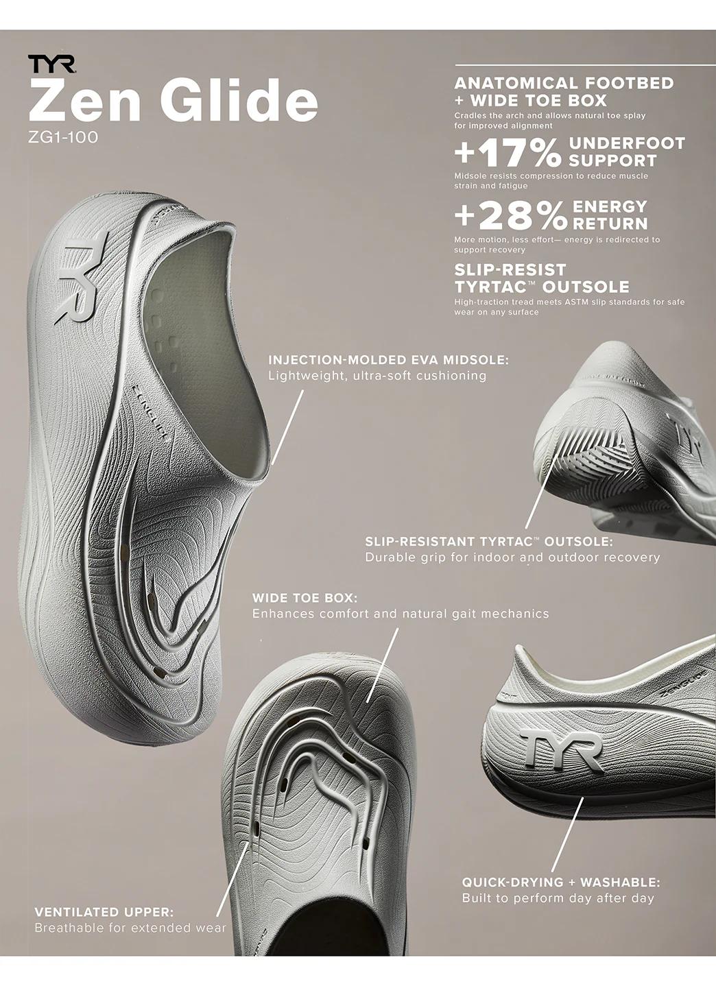 TYR Zenglide Recovery Shoe - Image 99