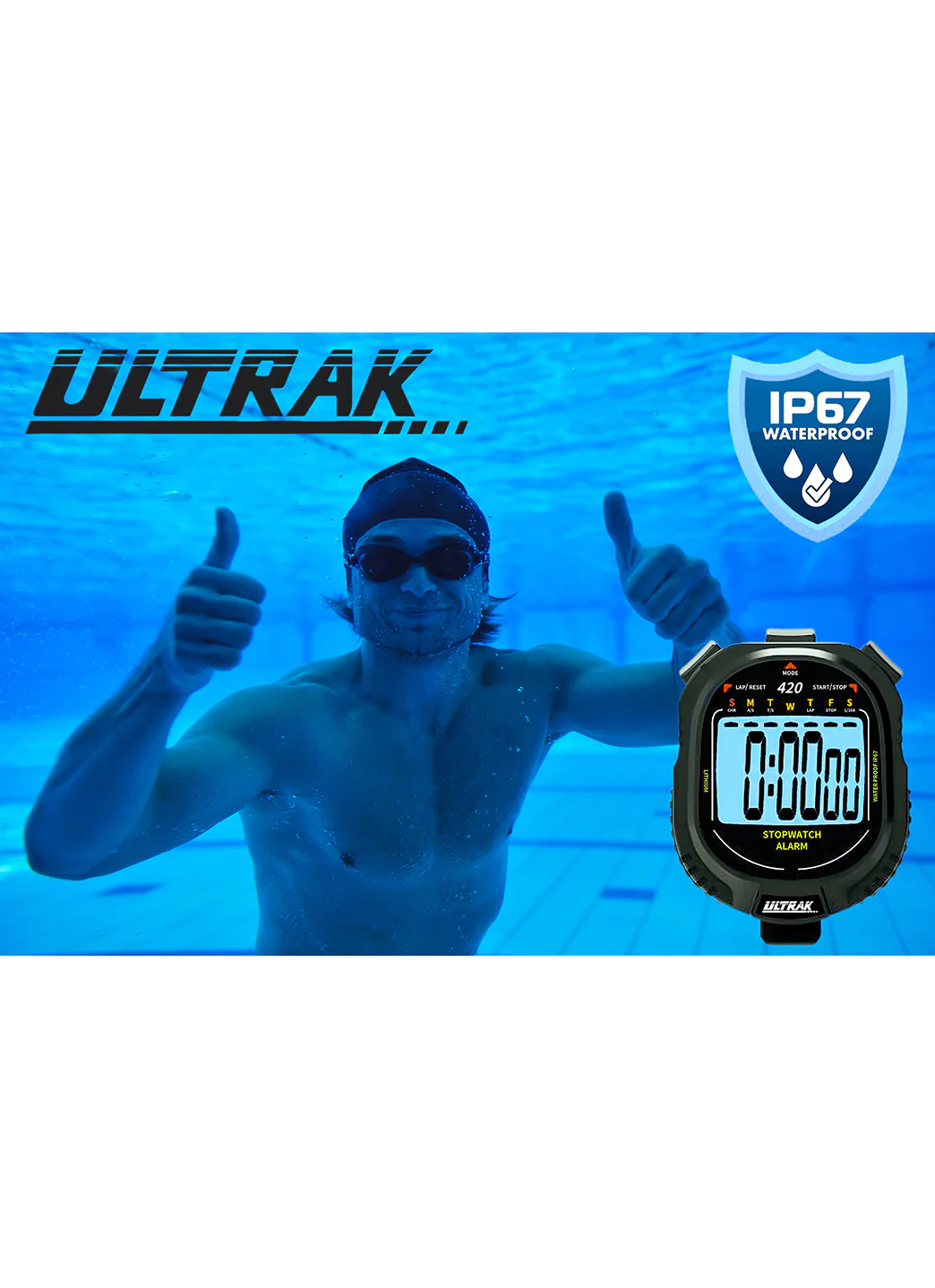 Ultrak 420 Waterproof Stopwatch - Image 6