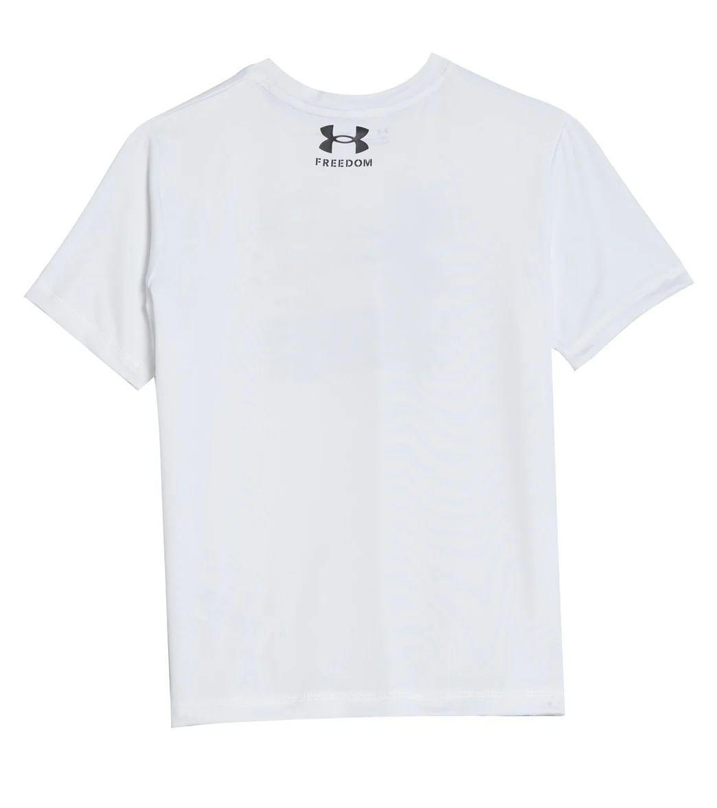 Under Armour Boys' Short Sleeve Americana Surf Shirt (Toddler, Little Kid, Big Kid) - Image 2