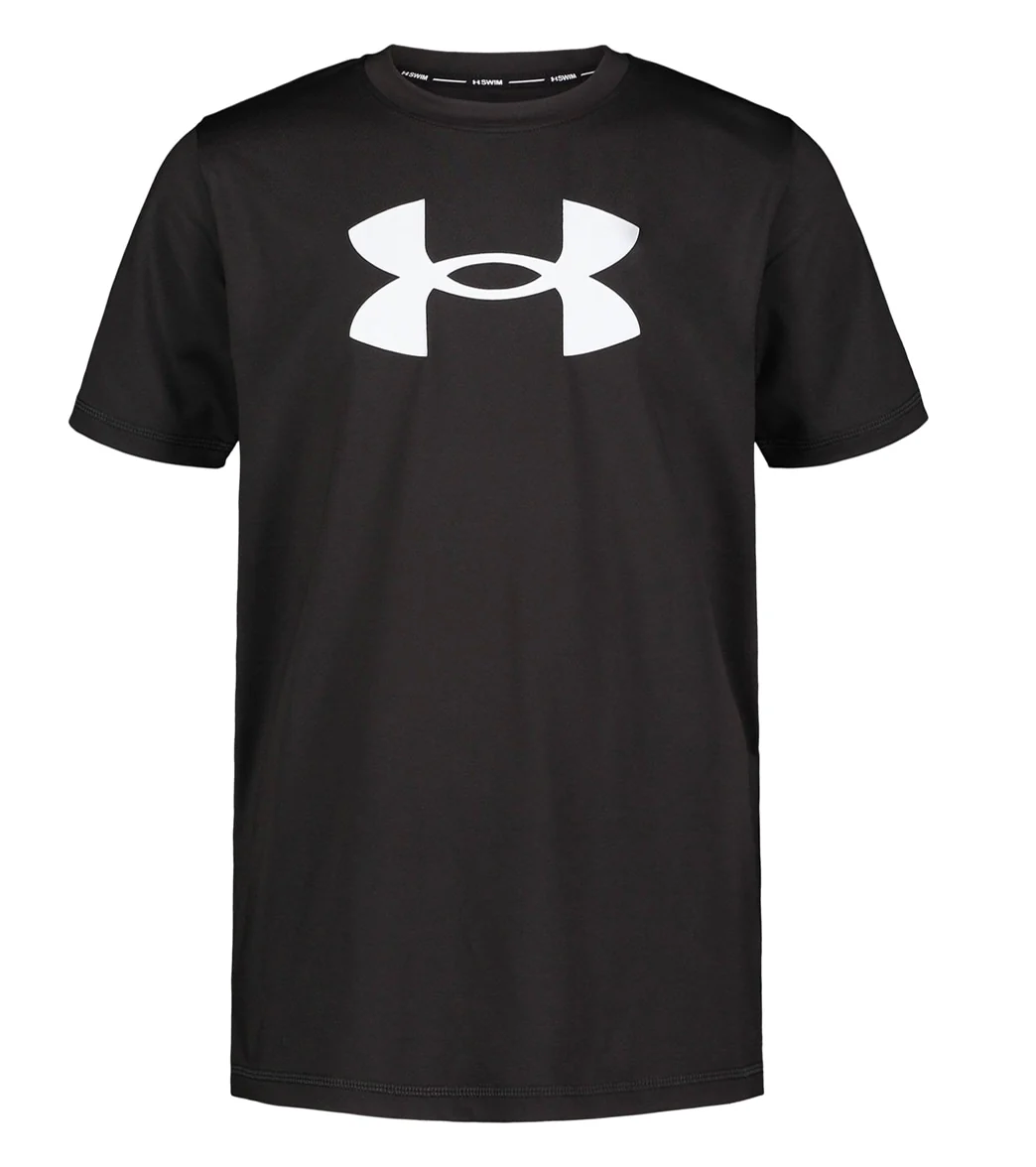 Under Armour Boys' UA Core Short Sleeve Surf Shirt (Little Kid, Big Kid) - Image 9