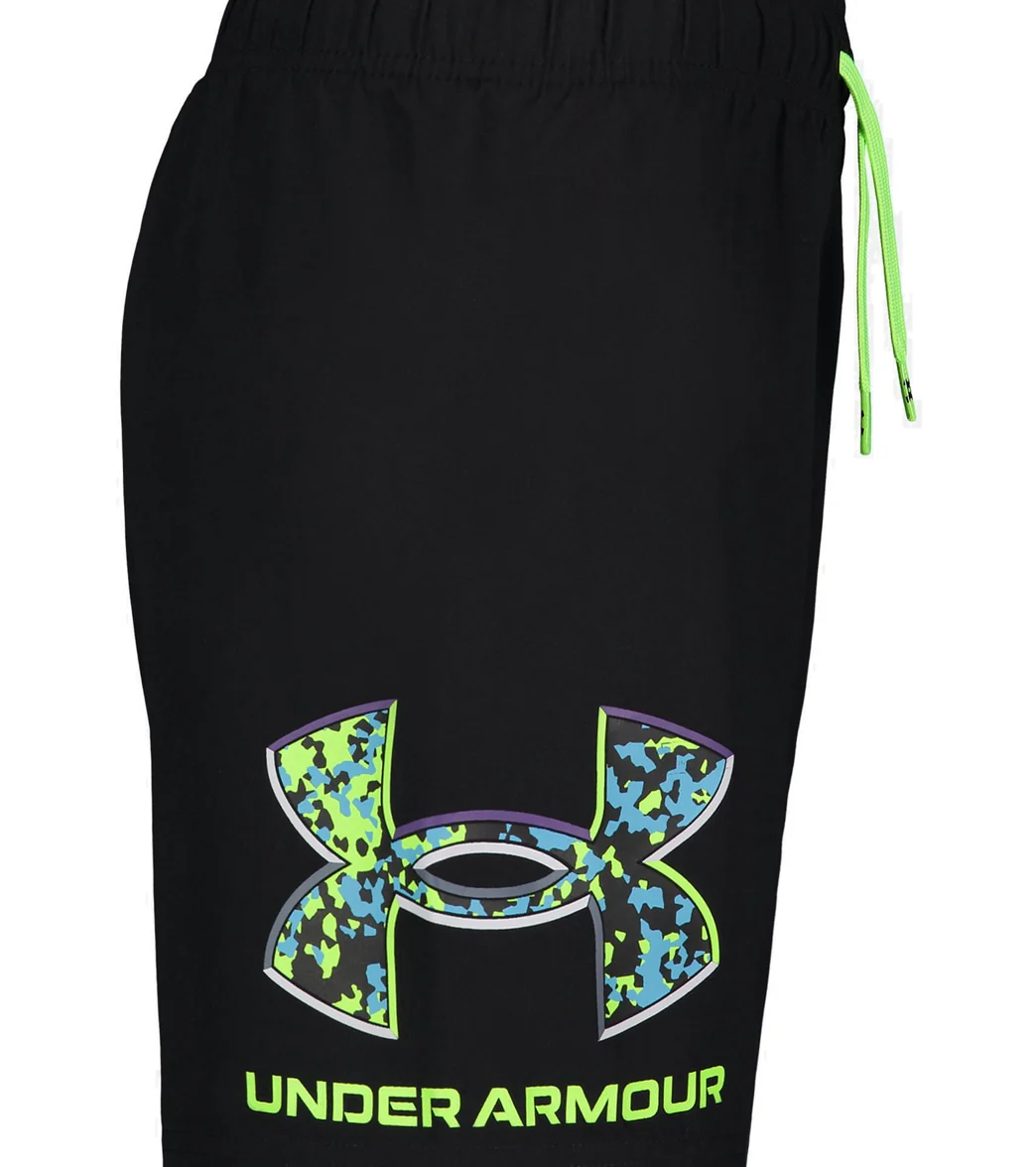 Under Armour Boys' UA Crystal Speckle Logo Volley Shorts (Little Kid) - Image 13