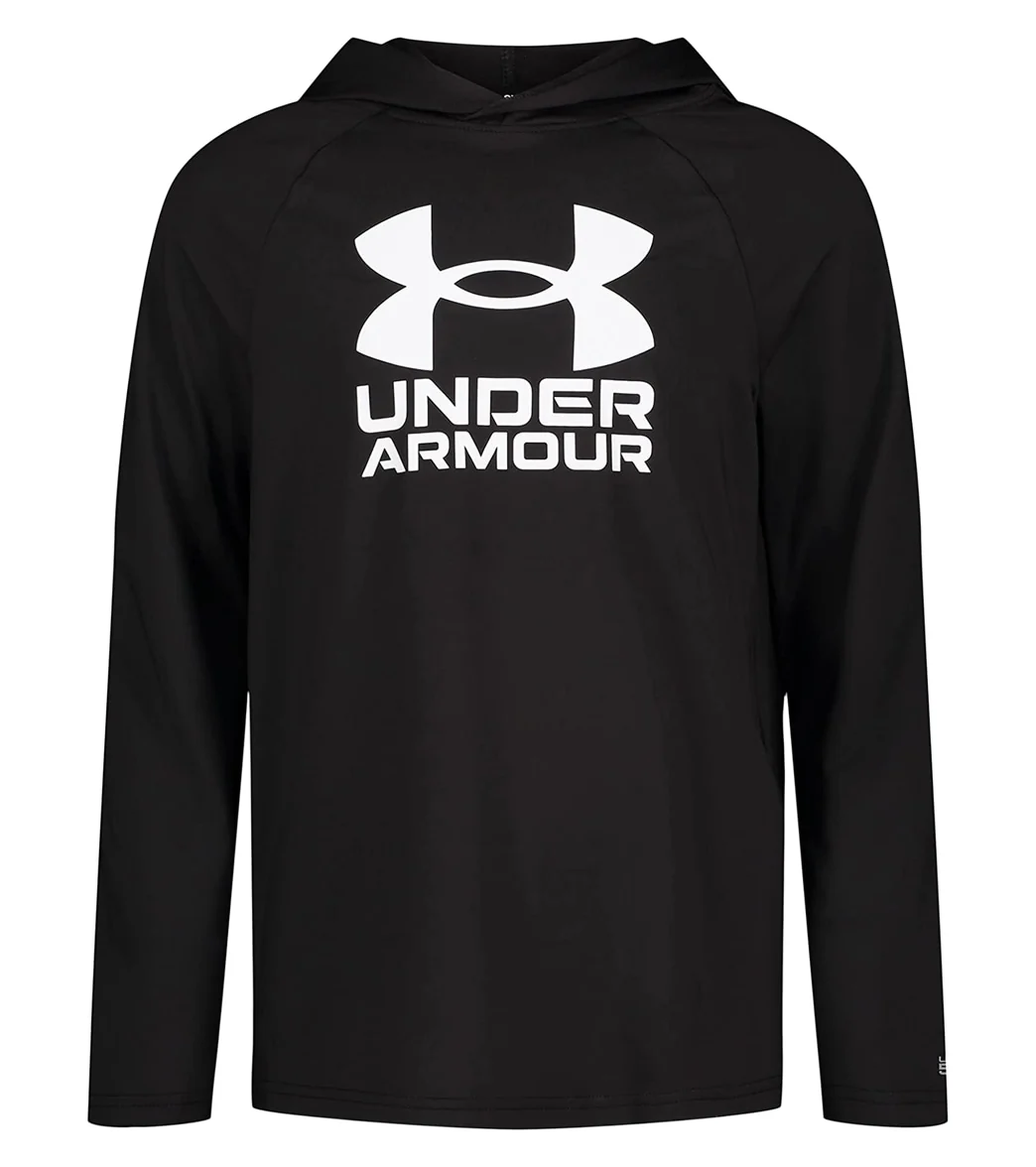 Under Armour Boys' UA Hooded Long Sleeve UPF Shirt (Little Kid, Big Kid) - Image 10